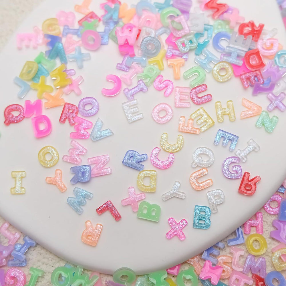 RONGFY assorted candy-color letters mixed for diverse designs