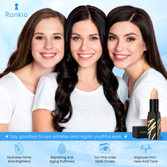 RONKIE eye stick in a travel bag lifestyle shot showing on-the-go convenience