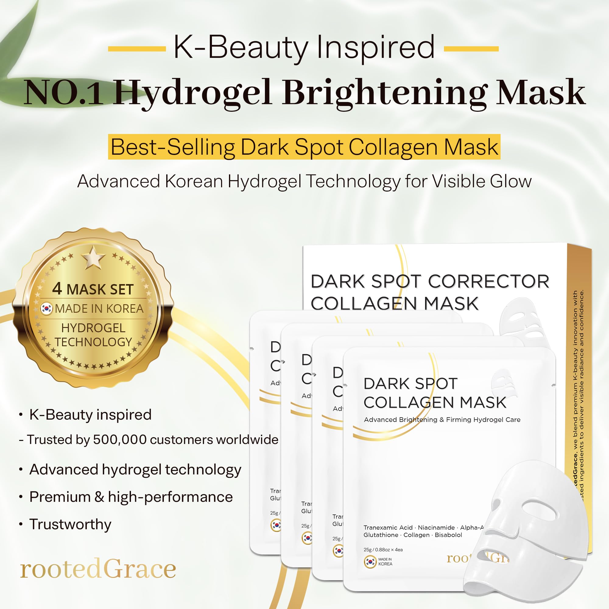 RootedGrace mask worn overnight on face showing comfortable fit