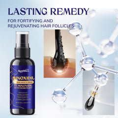 RootStim liquid texture close-up showing lightweight formula for fast absorption