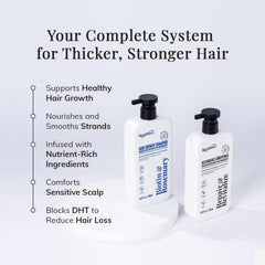 RootStim shampoo foam texture demonstrating gentle cleansing and lather