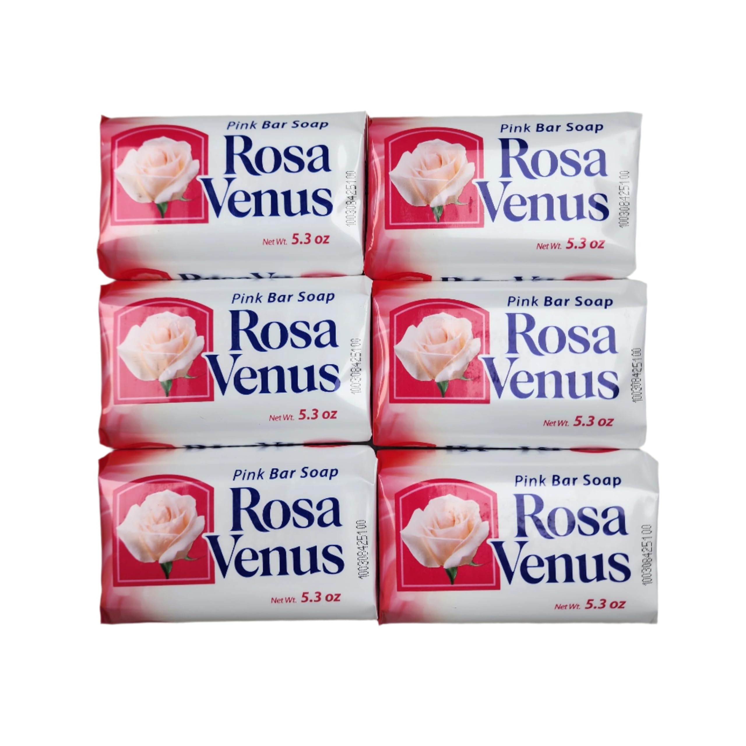 Rosa Venus front packaging showing six pink bars and clear labeling for reliable supply