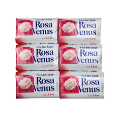 Rosa Venus front packaging showing six pink bars and clear labeling for reliable supply