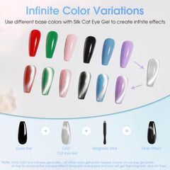 ROSALIND array of 21 mini gel colors displayed for variety and inspiration