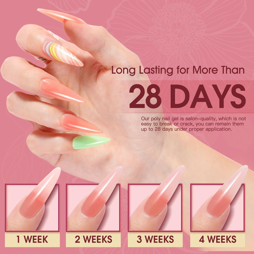 ROSALIND encapsulated dried flowers nail showcasing decorative encapsulation