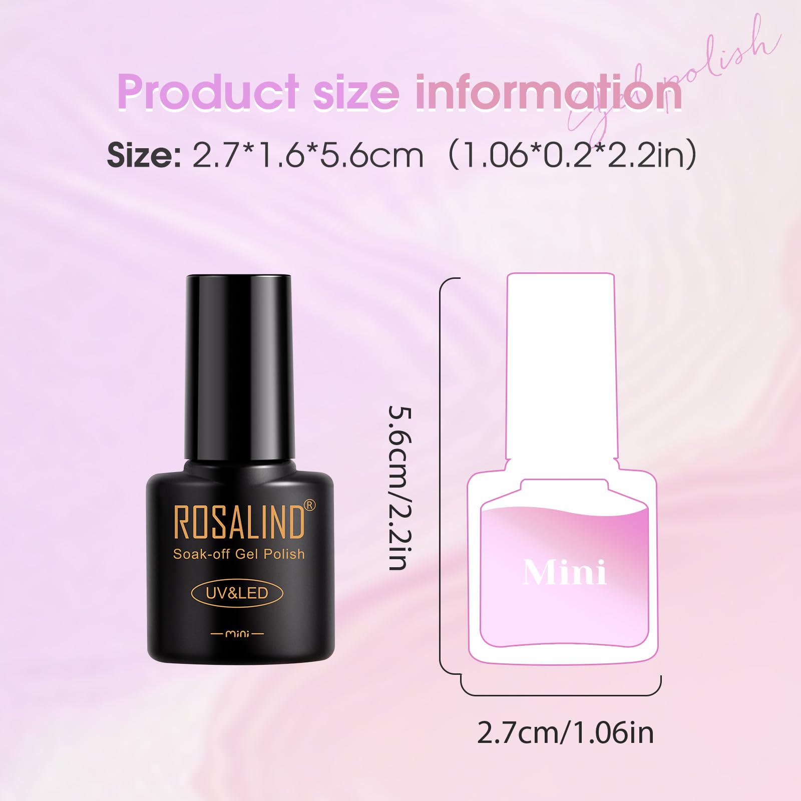 ROSALIND finished manicure lifestyle shot showing wearable, luminous nails