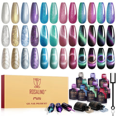 ROSALIND front packaging showing 12 mini cat eye gel bottles, perfect for gifting