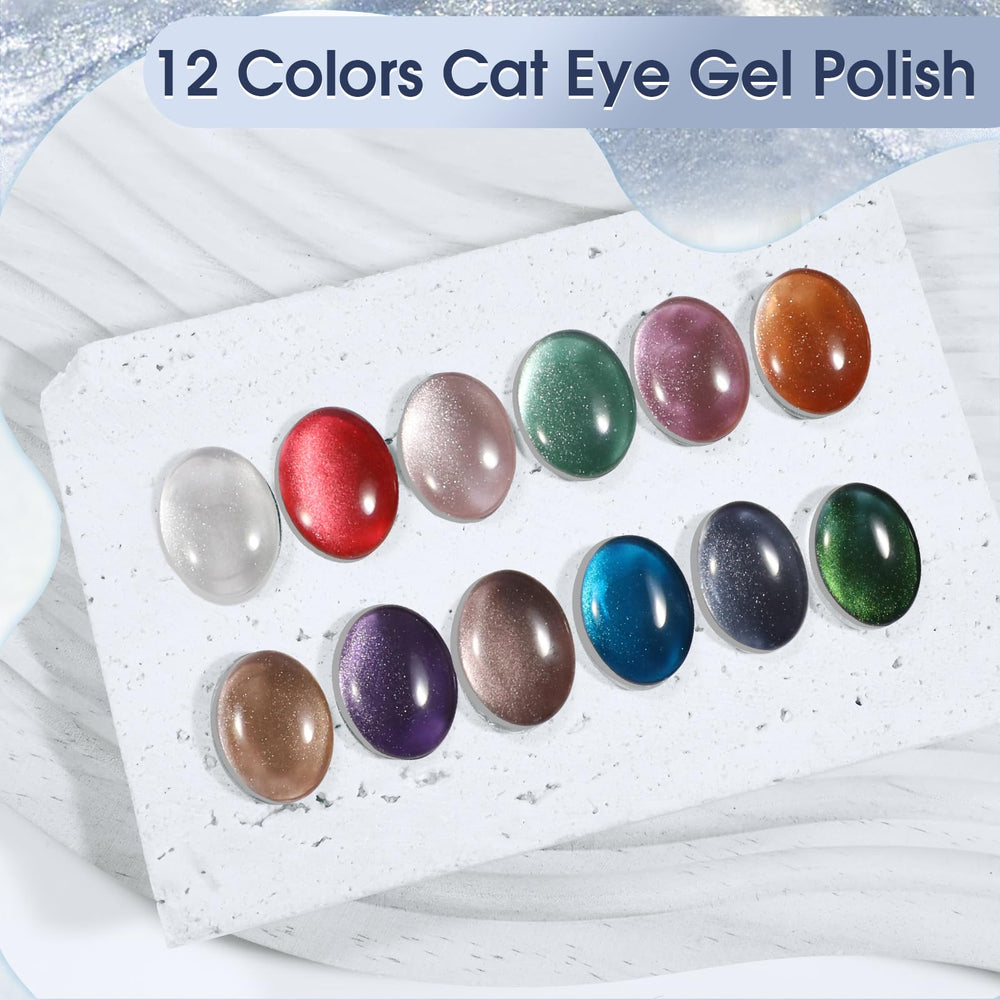ROSALIND full set arranged flatlay to display color range for creative manicures