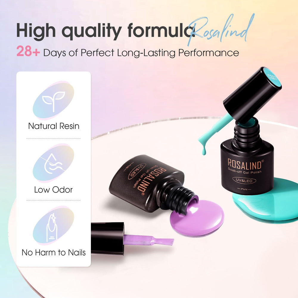 ROSALIND glossy top coat pouring for high-shine salon-style finishes