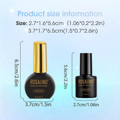 ROSALIND two nail tips showing glossy and matte finishes for style comparison
