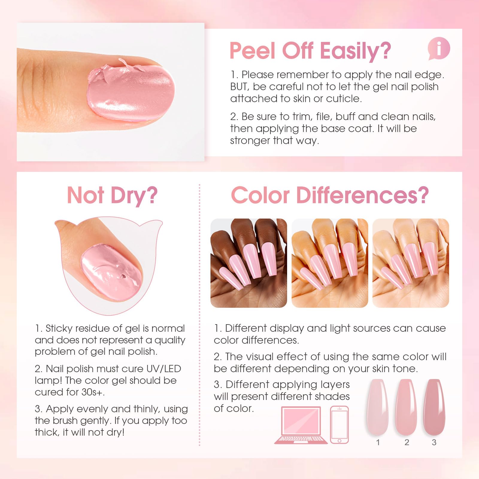 ROSALIND at-home manicure scene showing convenience and salon-style finish