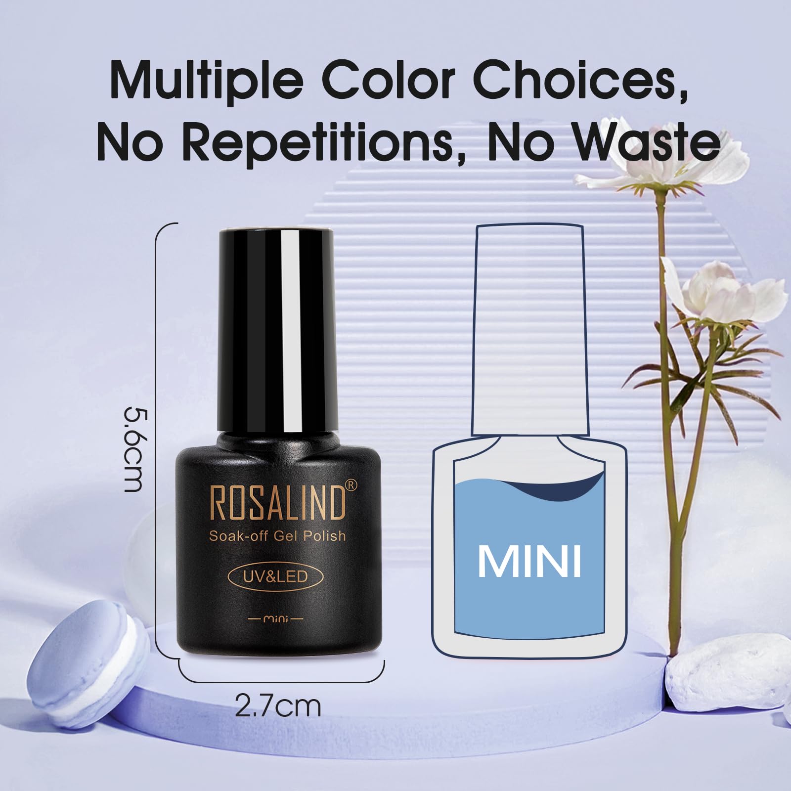 ROSALIND finished manicure lifestyle shot, showcases salon-quality results