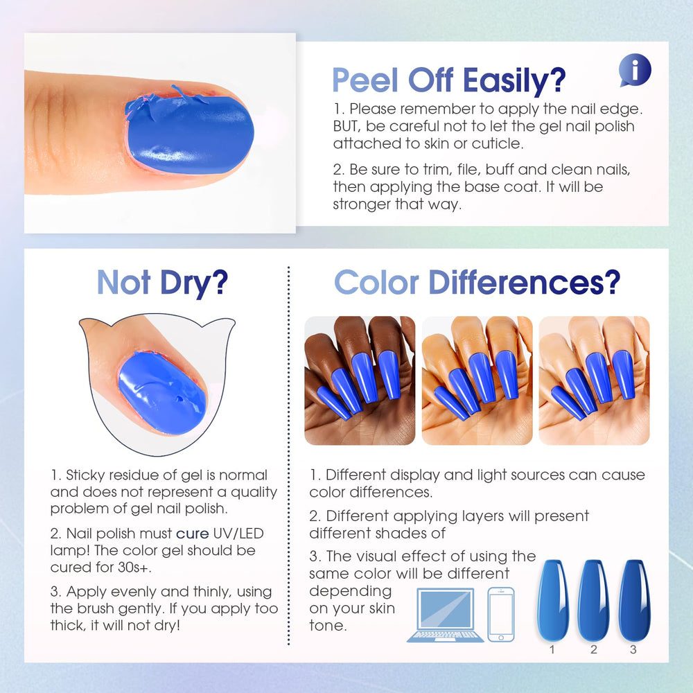 ROSALIND detailed fluorescent gradient nail art highlighting blendability