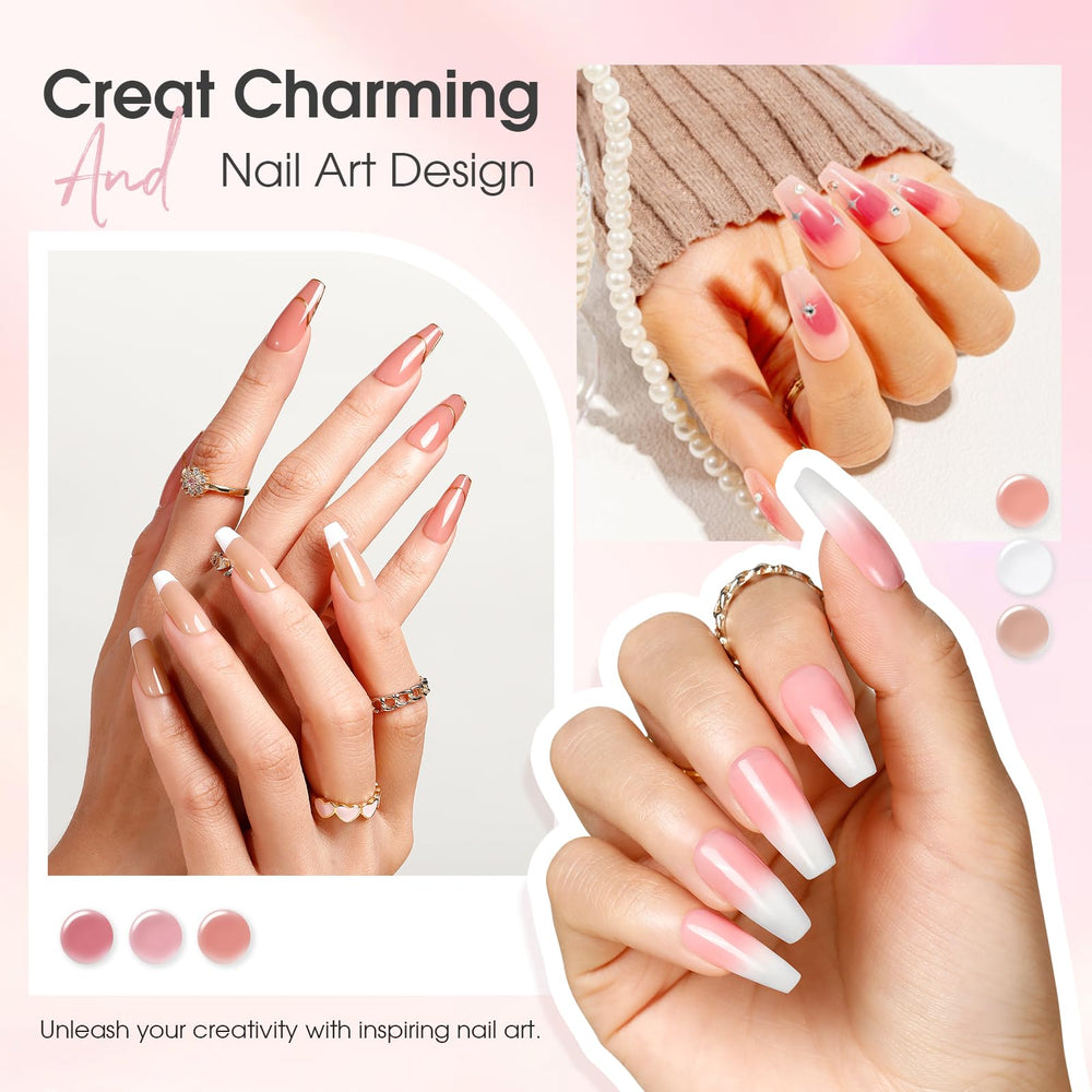 ROSALIND matte versus glitter top coat demonstration for texture options