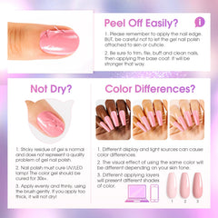 ROSALIND open bottle with brush stroke showing smooth gel consistency and coverage