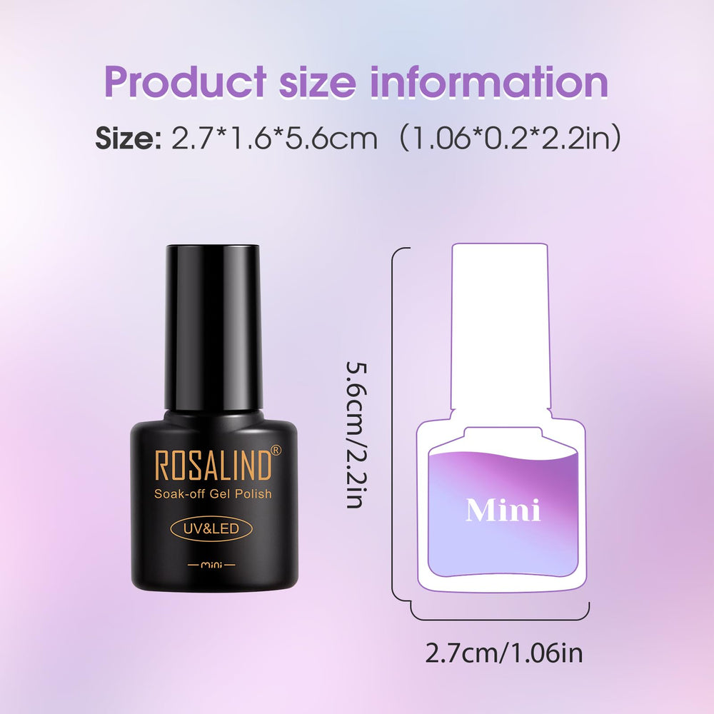 ROSALIND removal and care kit with acetone wrap accessories for safe soak-off