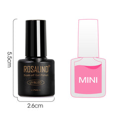 ROSALIND size comparison with coin illustrating compact 5ml mini bottles