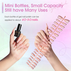 ROSALIND arranged color swatches across nails showing color range and styling inspiration