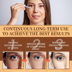 Applying Rosarden serum to cheek demonstrates smooth application and hydration boost