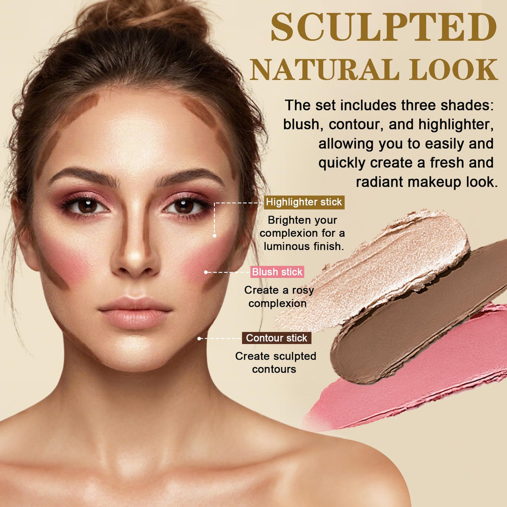 ROSAWEE included brush and sponge displayed for smooth blending and professional finish