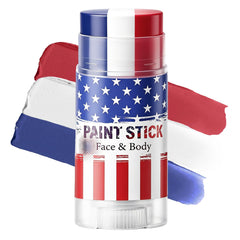 Rosawee front view stick showing tri-color patriotic design and easy twist use