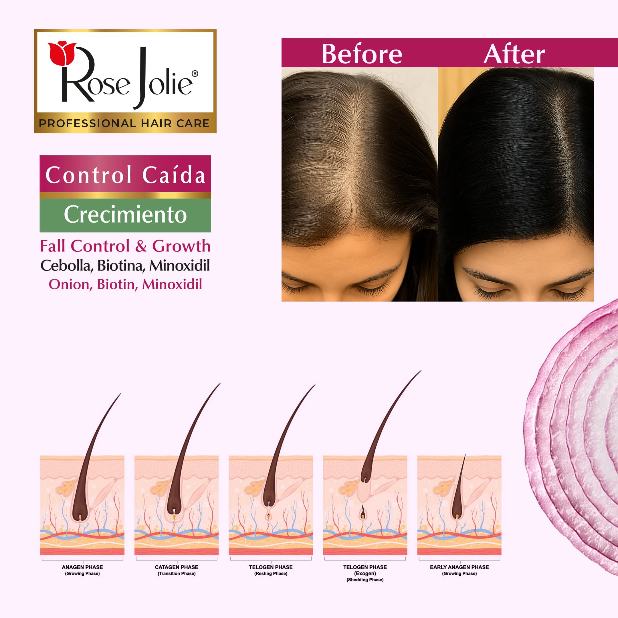 Rose Jolie applied to damp hair in shower, shows easy in-shower use benefit