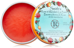 Rosebud Perfume front tin showing rose and mandarin label and portability benefit