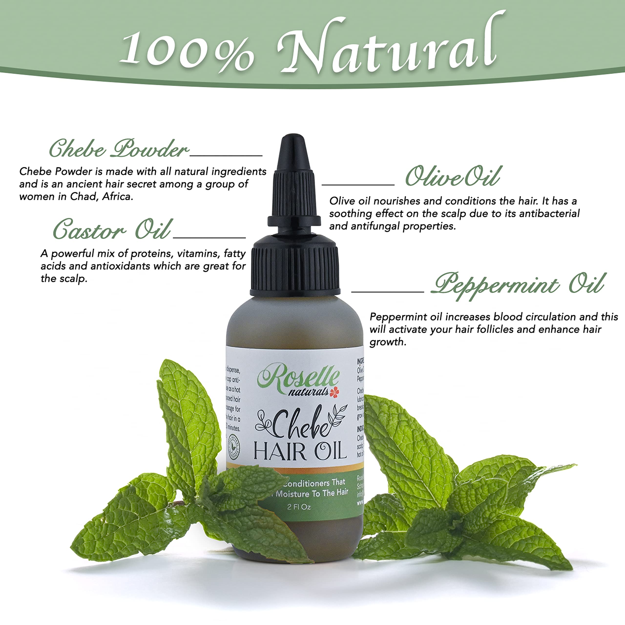 Roselle Naturals chebe oil staged on bathroom shelf within daily routine showing effortless integration benefit