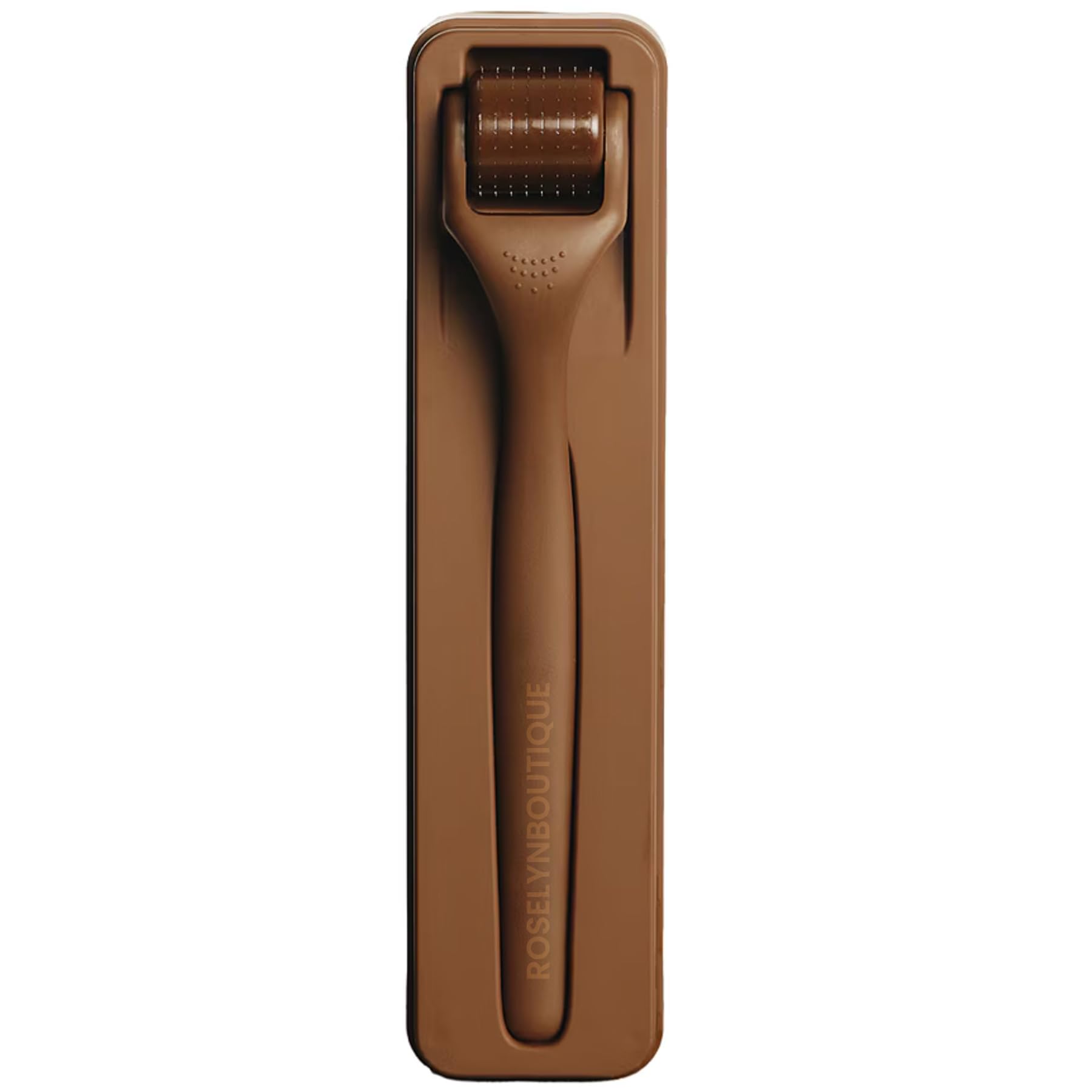 ROSELYNBOUTIQUE handle detail demonstrating ergonomic grip for controlled rolling