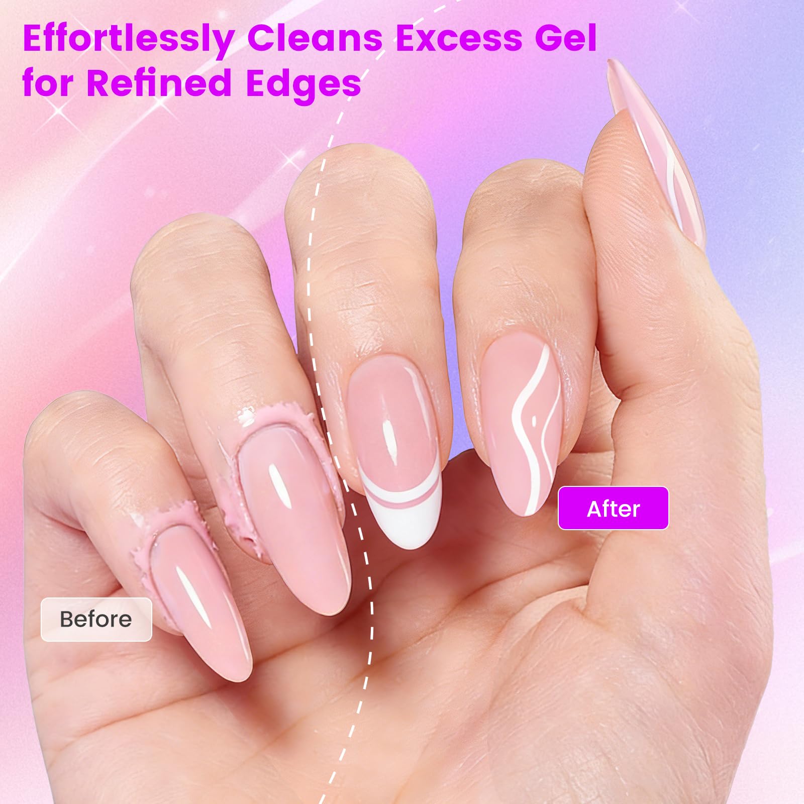Rosiour flat head closeup demonstrating smooth edge cleanup benefit
