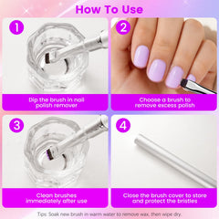Rosiour placed inside manicure kit for compact storage benefit
