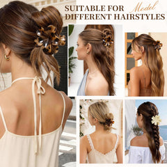 Rosivyphan medium clip securing thick hair without slipping for all-day hold