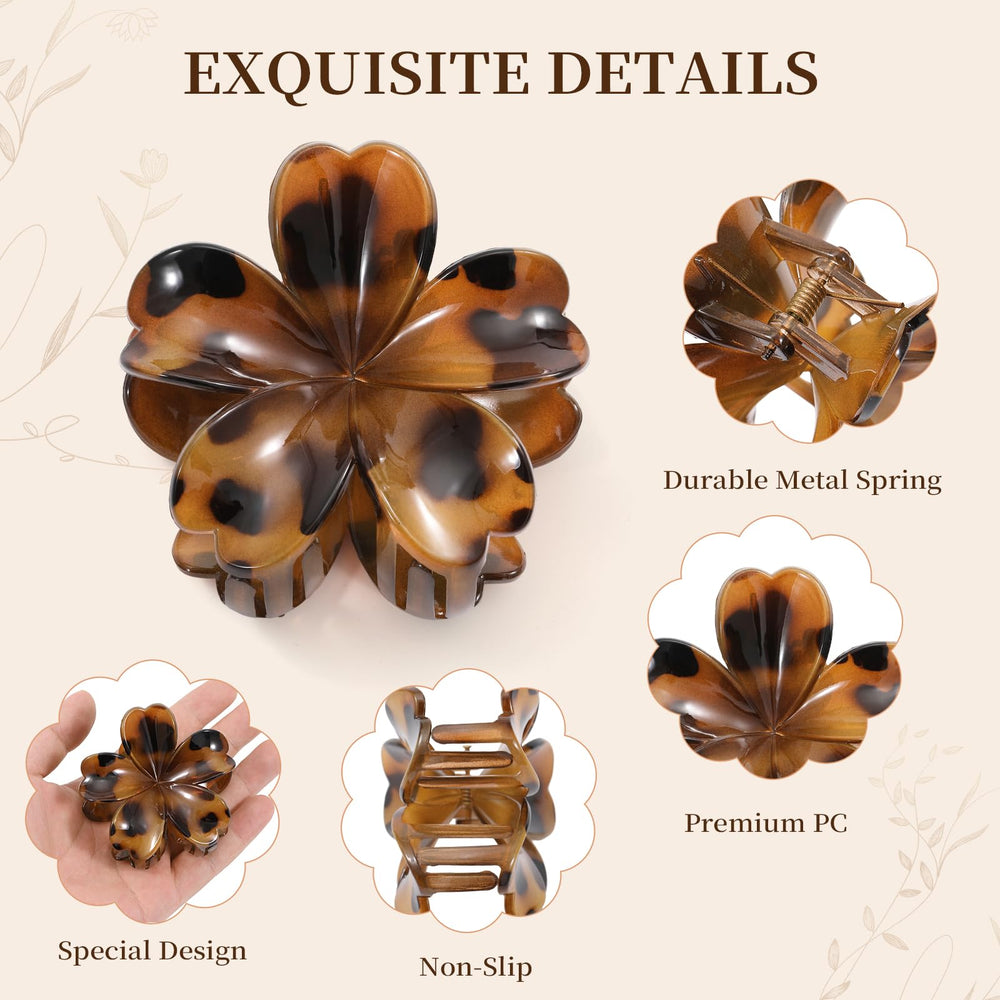 Rosivyphan flat lay of all pattern options showing tortoise, black, white variety for outfit matching