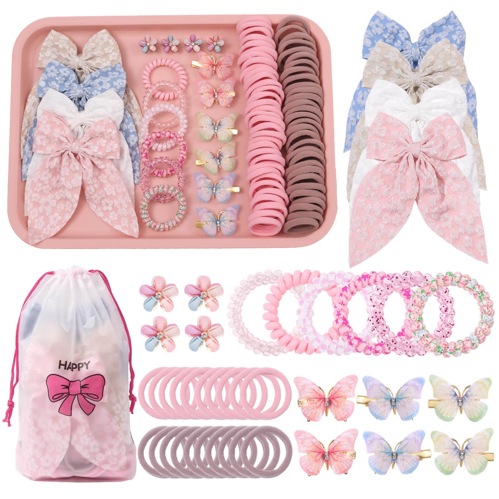 Rosvia front packaging showing full 70-piece set and storage bag, convenient gift