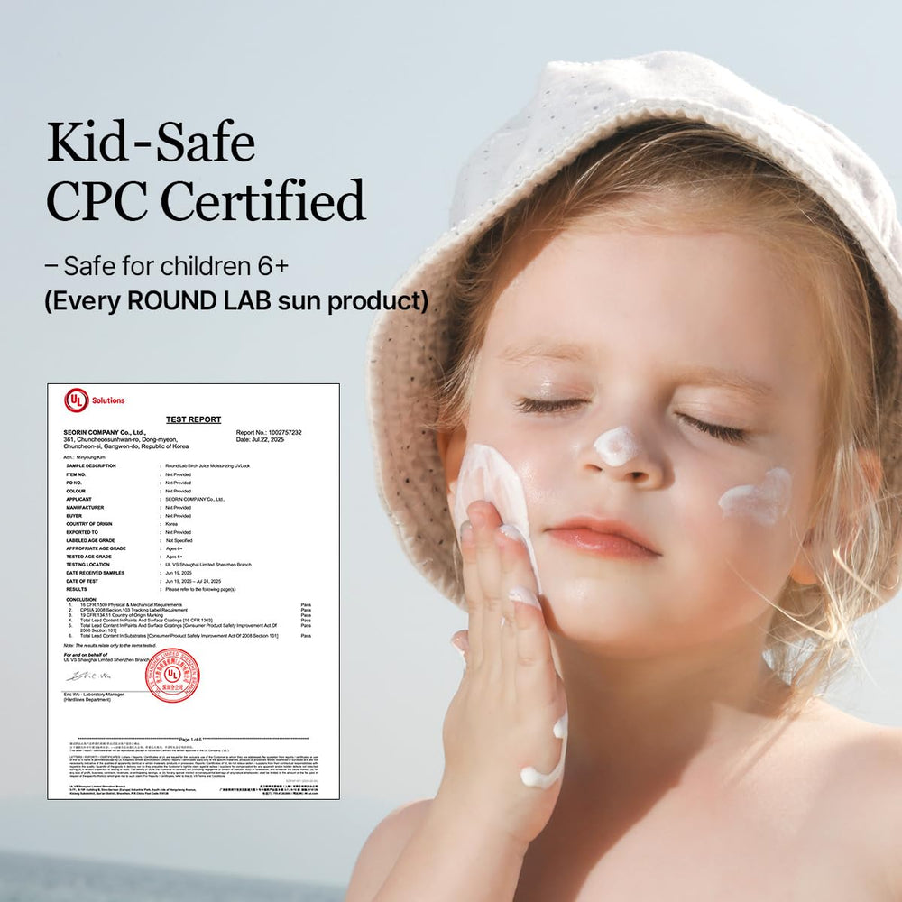 ROUND LAB applied on hand demonstrating quick absorption
