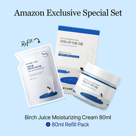 ROUND LAB refill pouch displayed to emphasize value and sustainability