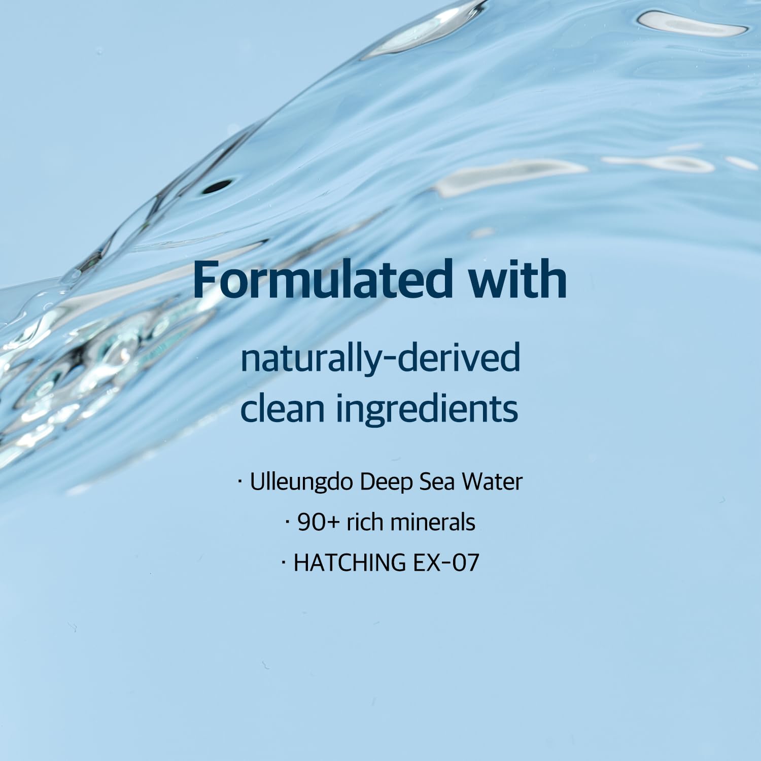 ROUND LAB Dokdo toner pouring watery texture to show lightweight hydration