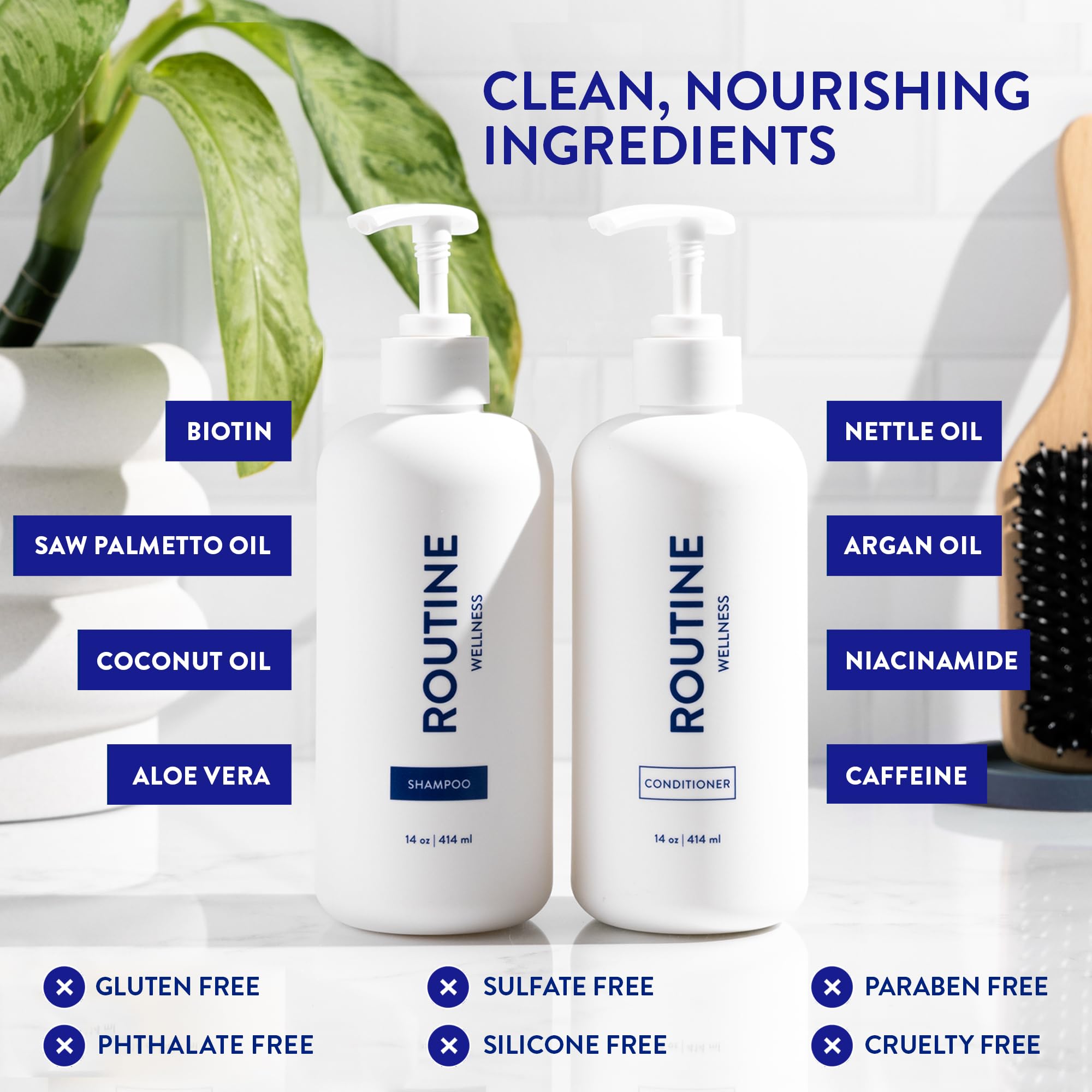 Routine Wellness conditioner cream consistency offering hydration without heaviness