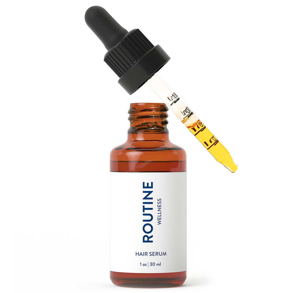 Routine Wellness front bottle showing product label and size, conveys trustworthy packaging