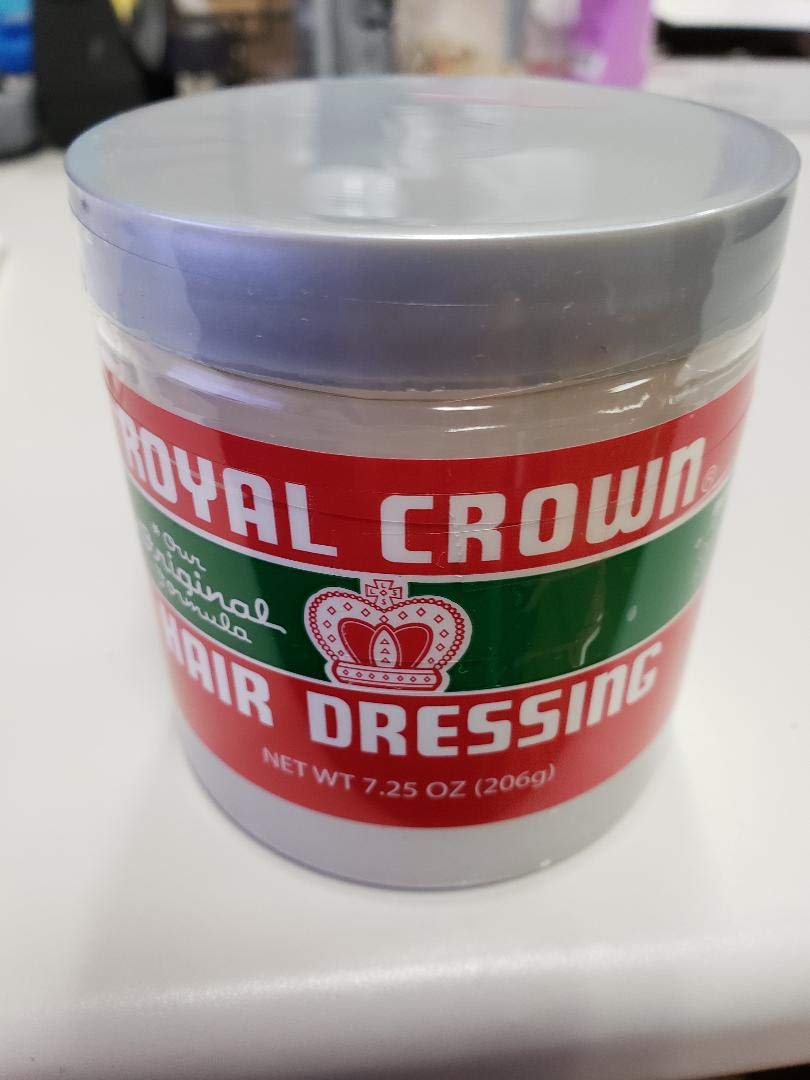 Royal Crown front tin showing label and size, easy-to-grip packaging for reliable styling