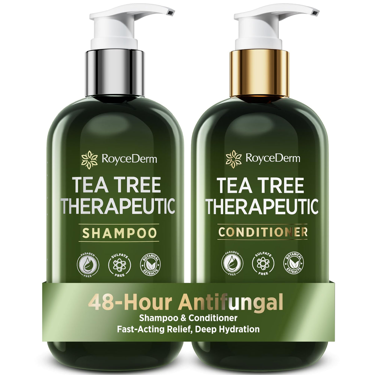 Roycederm front packaging showing both bottles and benefits
