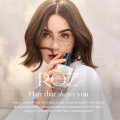 RŌZ on bathroom shelf in lifestyle scene implying daily routine simplicity