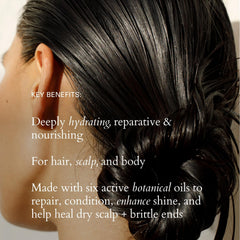 RŌZ oil texture on skin demonstrating fast absorption and smooth hydration