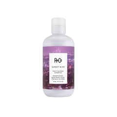 R+Co Sunset Blvd front bottle showing label and brightening benefit