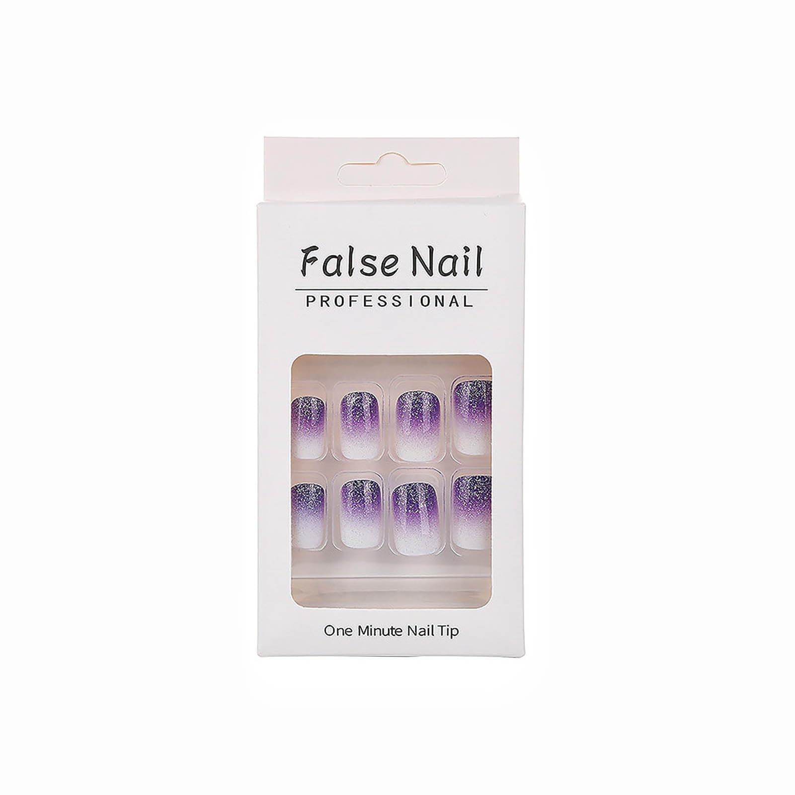 RTKHFZE woman applying press-on nail demonstrating easy peel-and-press application benefit