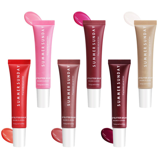 RTTHEL front packaging showing six lip balms for easy selection and travel