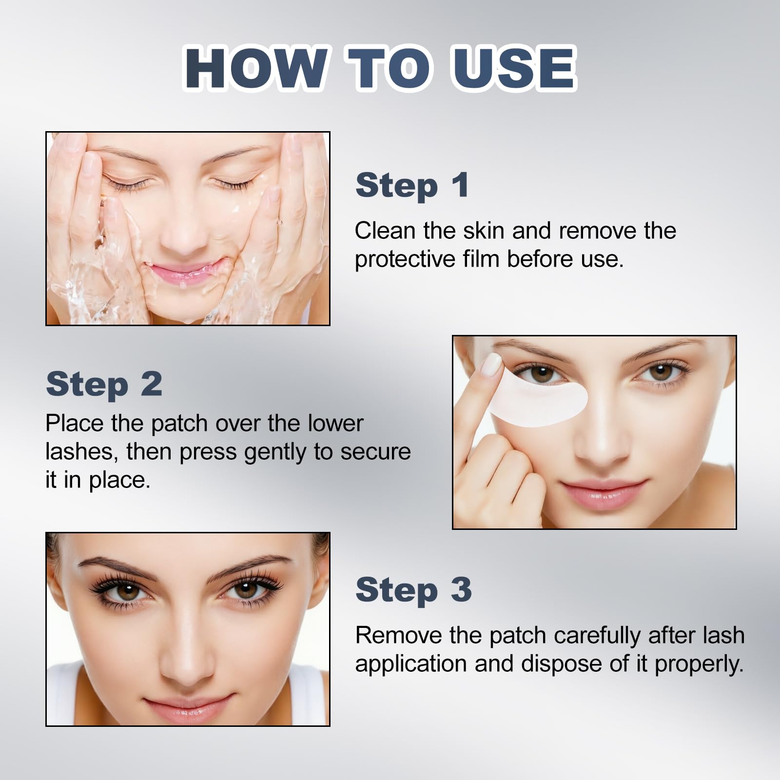 RTTHEL lifestyle relaxing eye treatment on model, soothes puffiness
