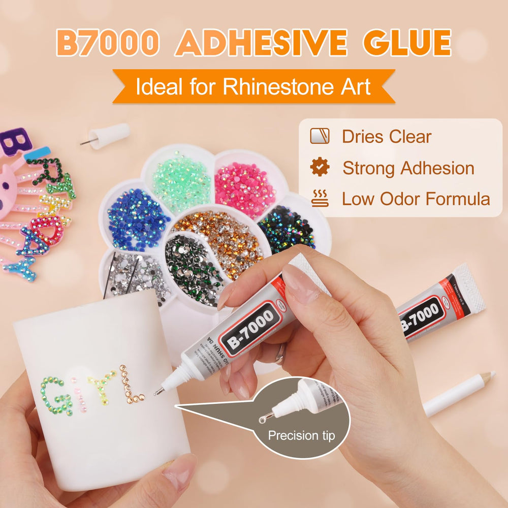 RTTTHEL B7000 glue tube with precision tip for neat, strong bonding