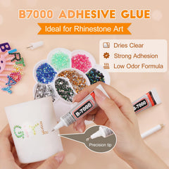 RTTTHEL B7000 glue tube with precision tip for neat, strong bonding