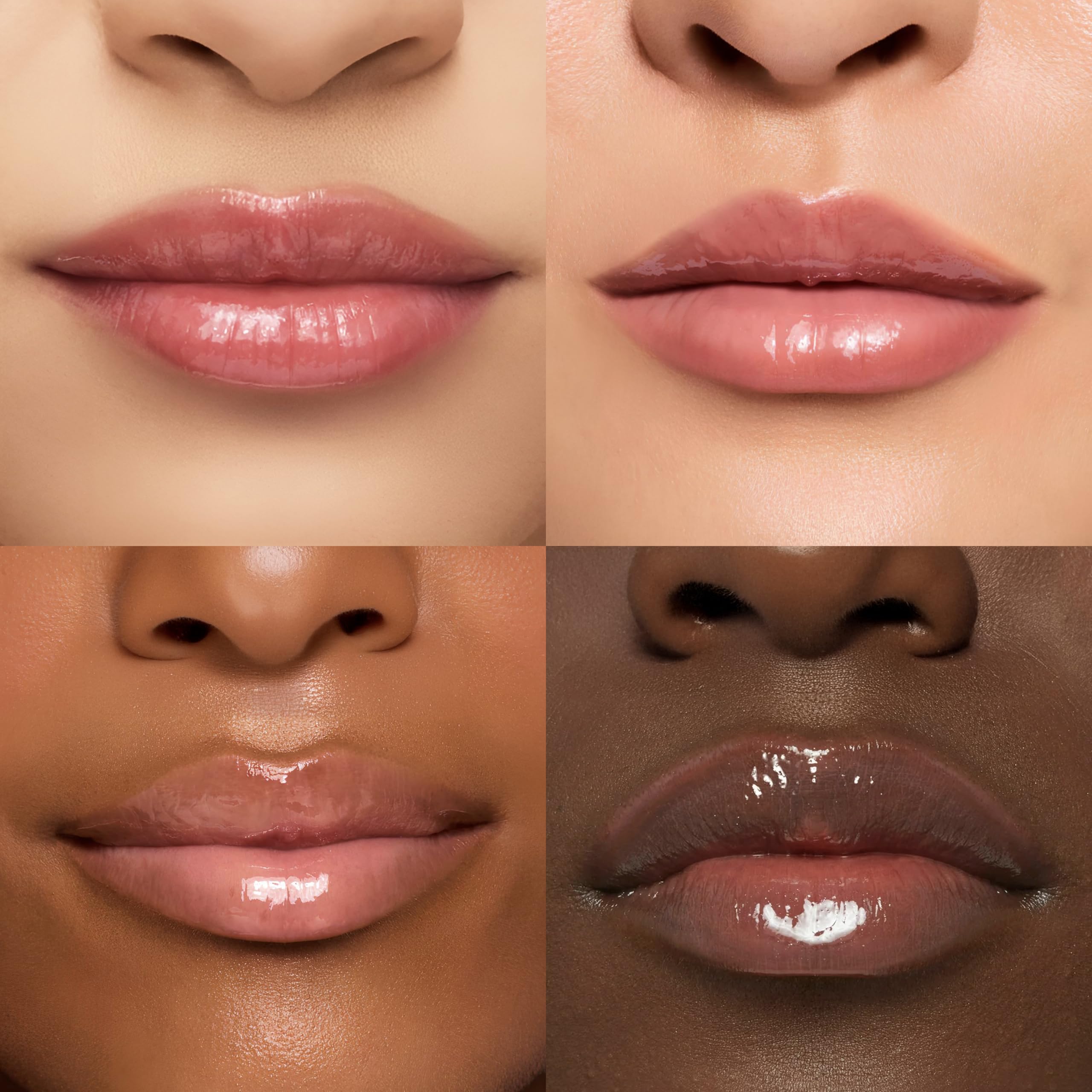 Ruby & Millie close-up texture swirl of lip butter showing smooth glossy hydration